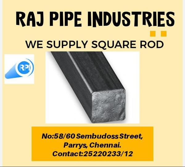MS Square Rod 10mm to 100mm Sizes available. Lengt