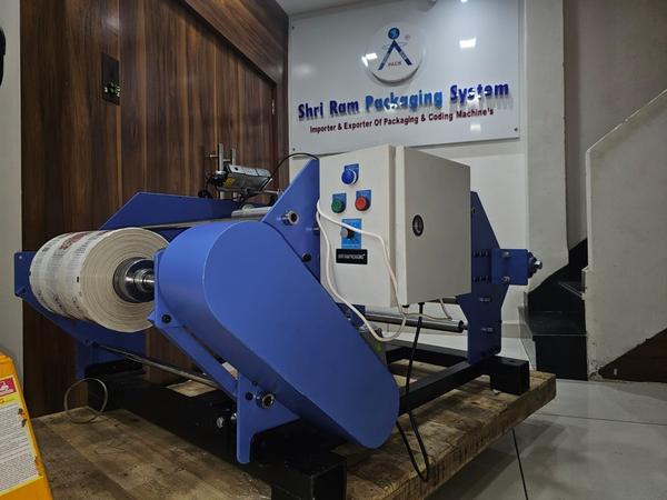 Heavy Duty Winder Rewinder Machine with TIJ Inkjet