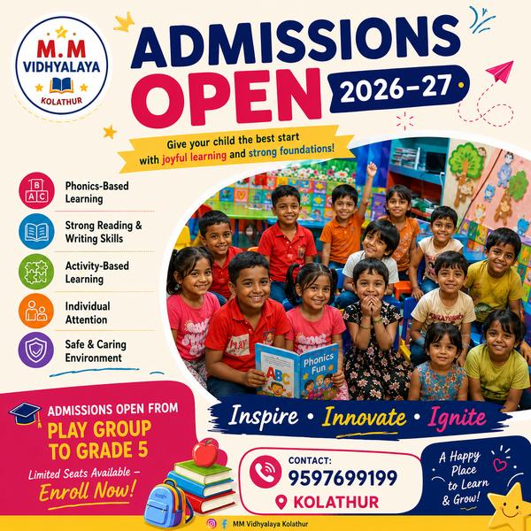๐๐ ADMISSIONS OPEN 2026โ27 |
