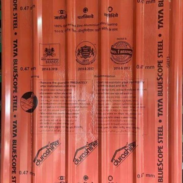 Tata Roofing Sheets 0.47mm & 0.5mm thickness avail