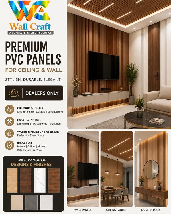 Pvc wall and ceiling panels by wallcraft Best suit