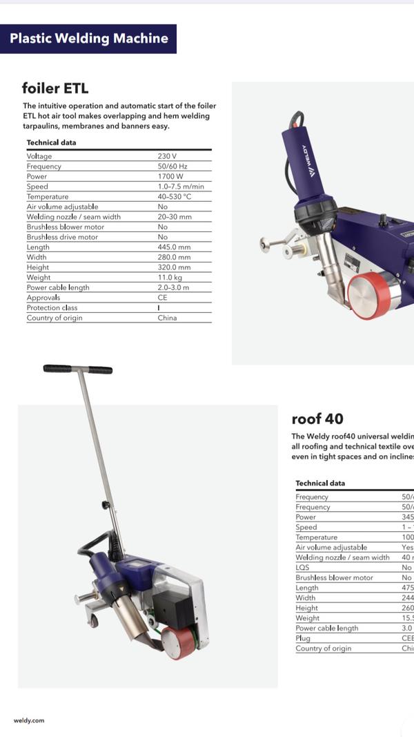leister weldy machines r 