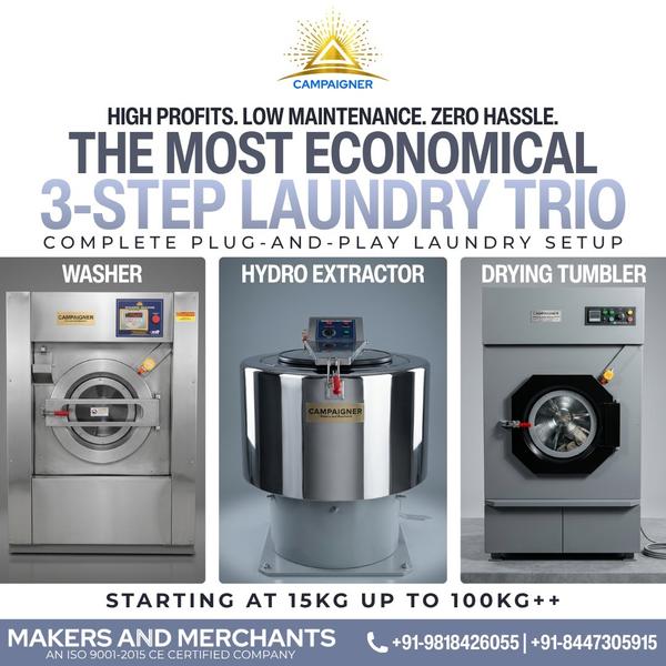 A commercial laundry is a