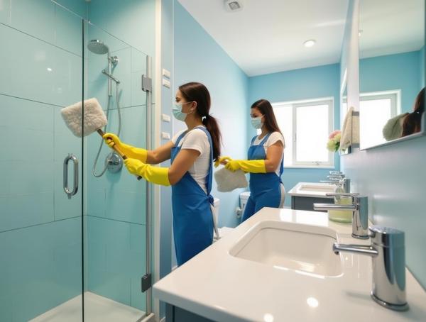 Bathrooms may be cleaned 