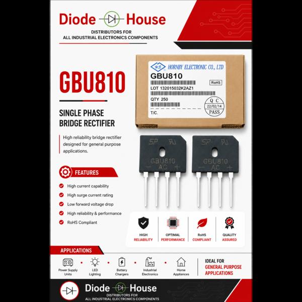 GBU810 Hornby Bridge Rect