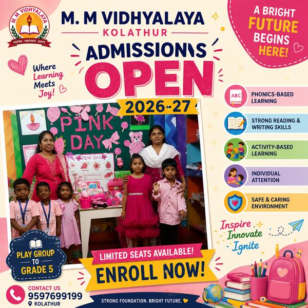 ๐๐ ADMISSIONS OPEN 2026โ27 |