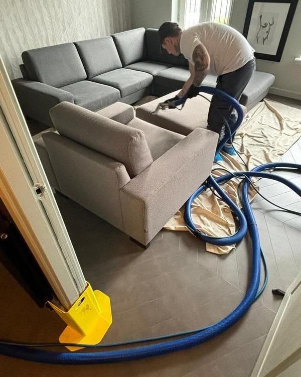 The technician is utilizing a