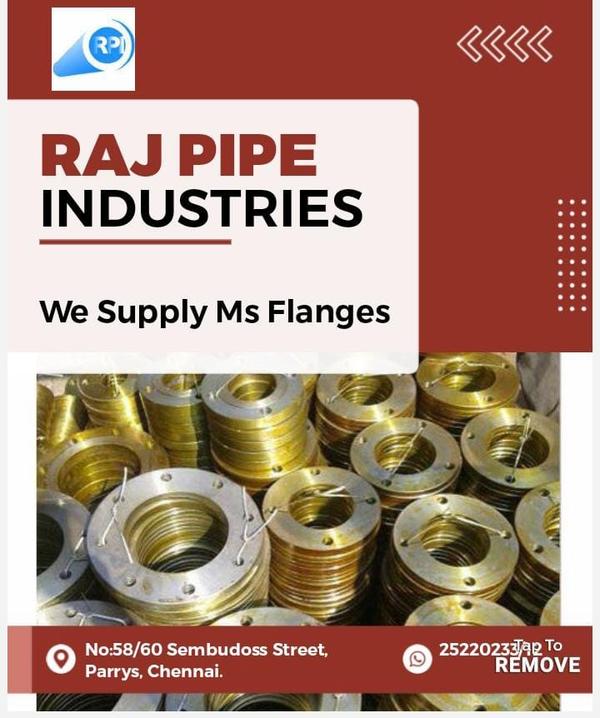 MS Fittings Elbow, Flange, Dummy Flange, Tee, End 