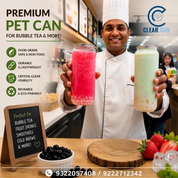 Pet Cans For Premium Packaging Clearcan Pet cans b