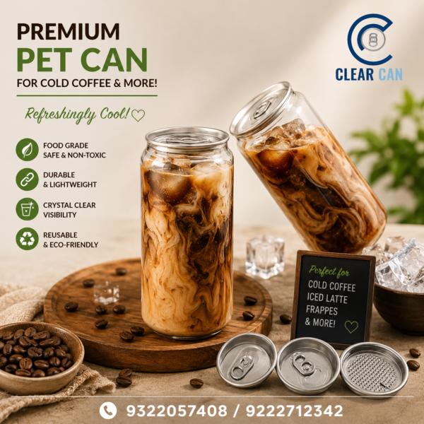 Cold Coffee Unique Packaging in Pet Cans | Bahubal