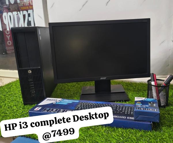  HP i3 Complete Desktop Set – 
