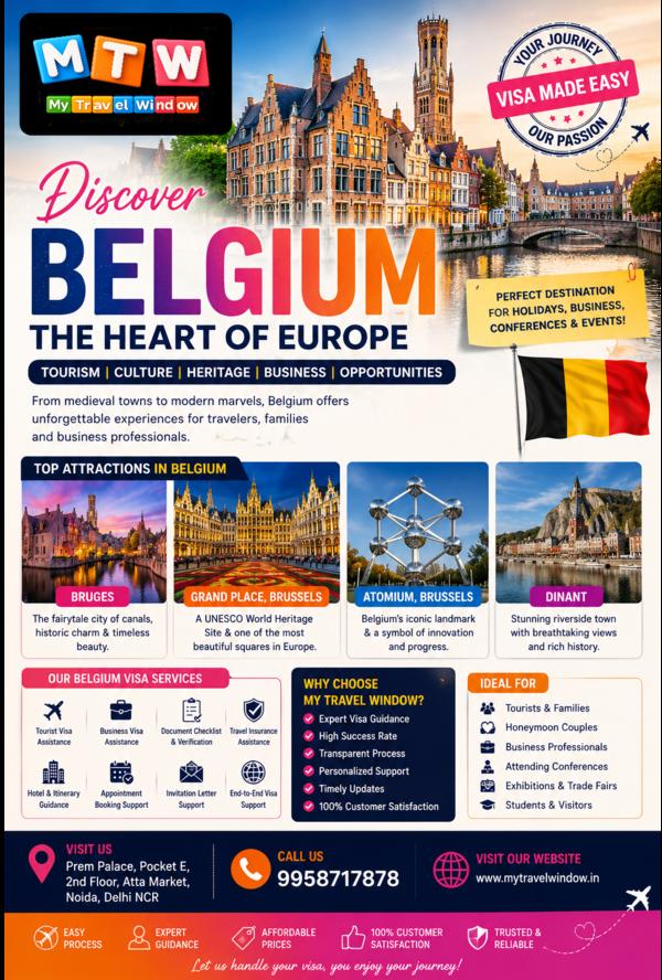 Get Belgium Visa In Atta Marke