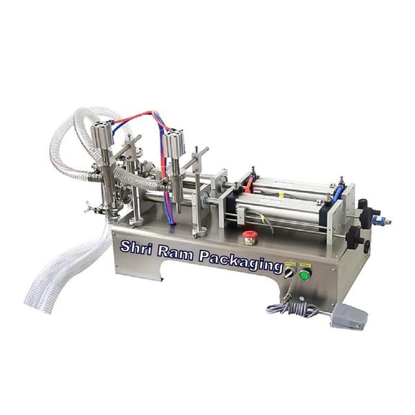 the Pneumatic Liquid Filling Machine, a double-hea