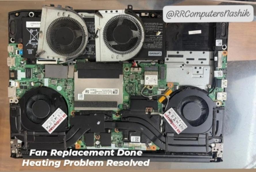 rrcomputers nashik fan replace