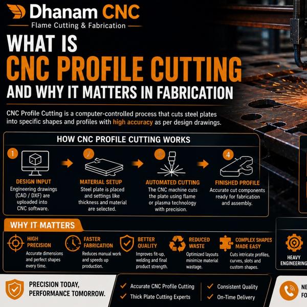What is CNC Profile Cutting and In modern fabricat