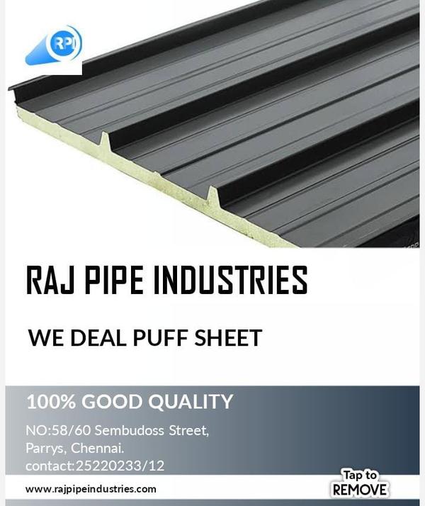 Roof Panel & Wall Panel Puf Sheets available. 30mm
