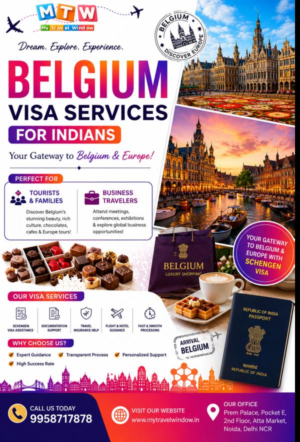 belgium travel visa india