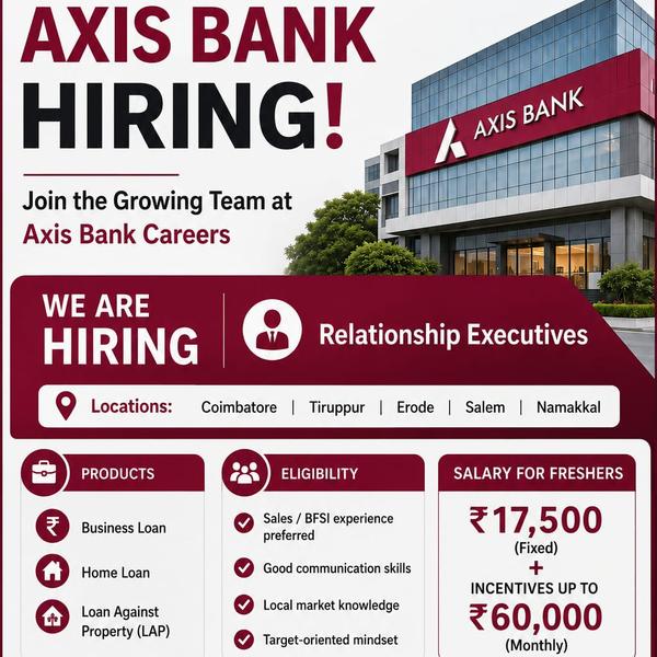 Axis Bank in Coimbatore need o