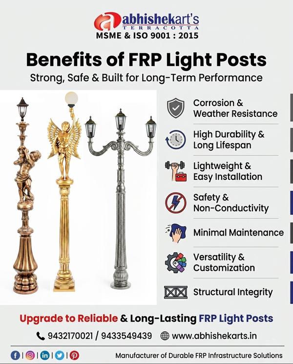 FRP Garden Light Post Manufacturer in IndiaLooki
