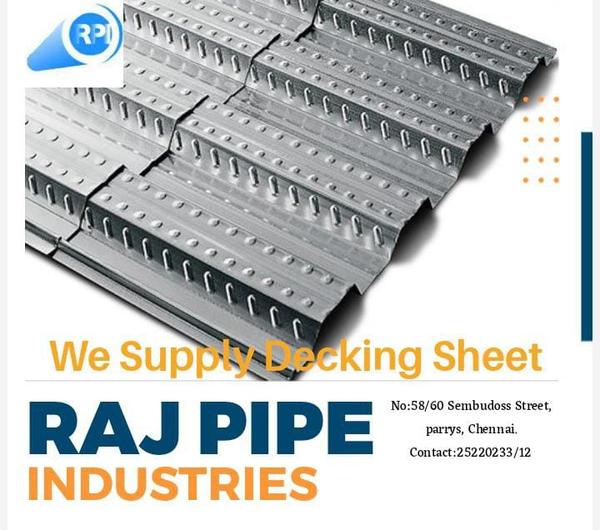 Deck Sheets Jsw & Tata brand 0.8mm, 1mm and 1.2mm 