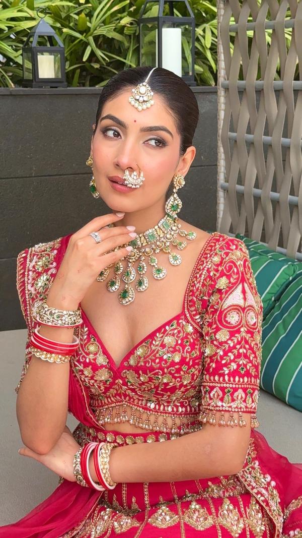 Signature luxury bridal glam created wit