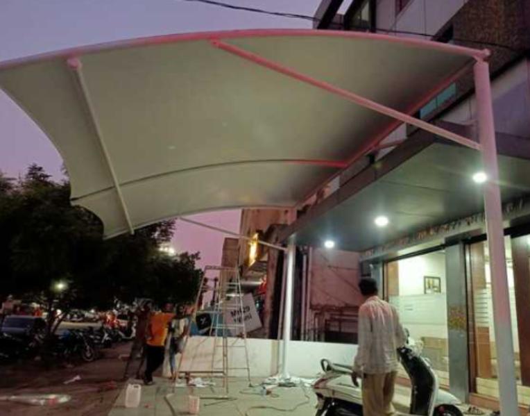 Commercial tensile roofing oft
