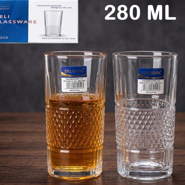 Golden Rim Water Glass Se