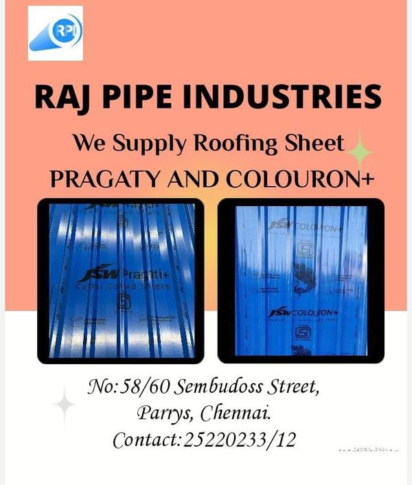 Roofing Sheets Jsw Pragati+, Jsw Coloron+, Jsw Ste