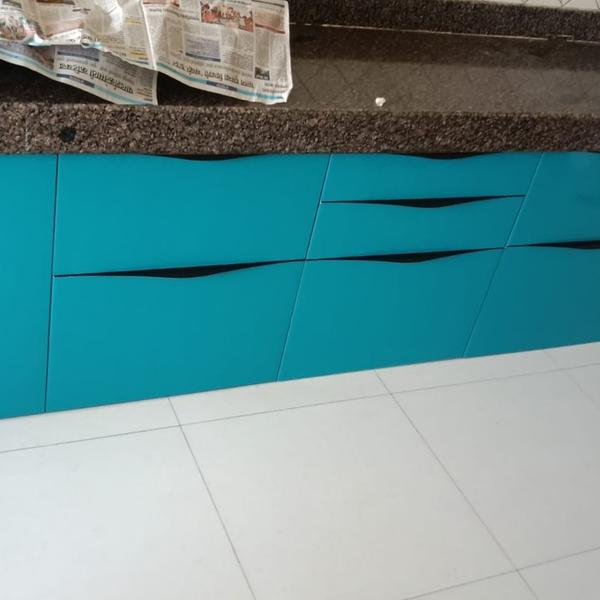 We got our modular kitchen done from Chamunda Modu