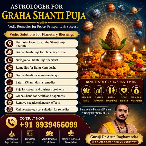 Astrologer for Graha Shanti Pu