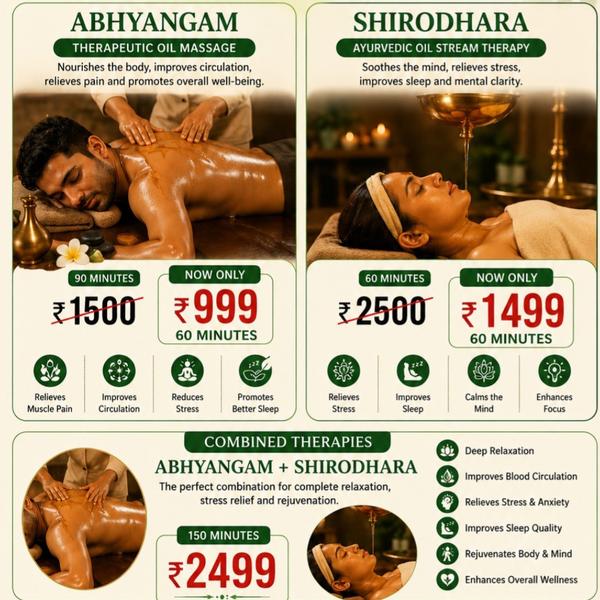 🌿 SPECIAL WELLNESS OFFERS 🌿 Available 