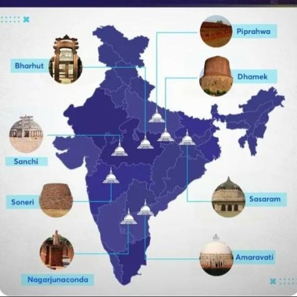 For the UPSC exam, stupas