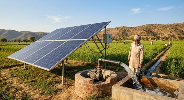 Power your farms with advanced solar water pump so