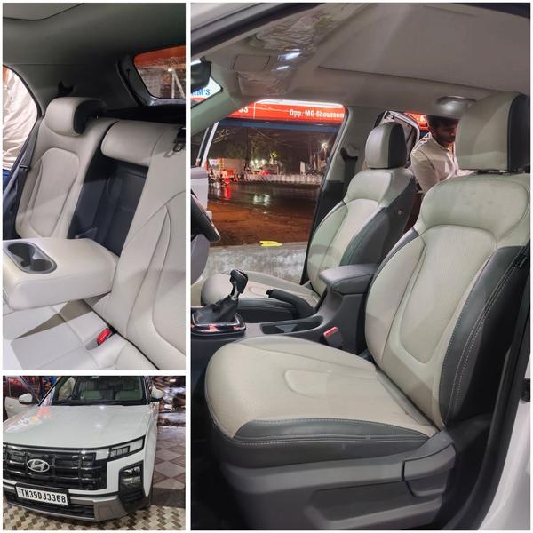 Hyundai Creta premium artificial leather seat cove