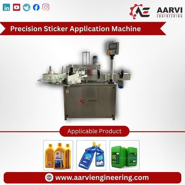 Precision Sticker Application Machine for Efficien