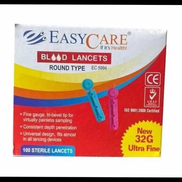 These are *EasyCare Blood Lancets – 32G Ultra Fine