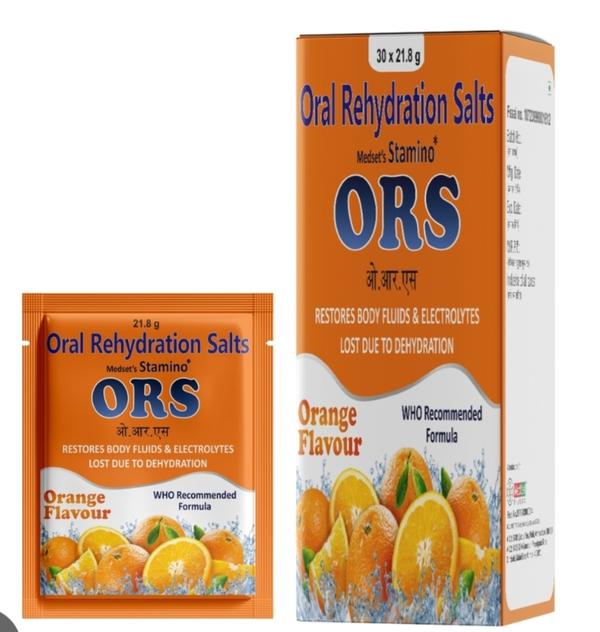 This is *Medset’s Stamino ORS – Oral Rehydration S