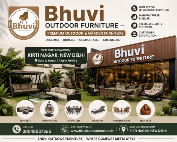 At Bhuvi Outdoor Furniture , we specialize in desi