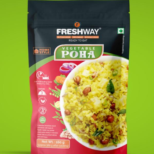 Start your day with Freshway Vegetable Poha, a lig