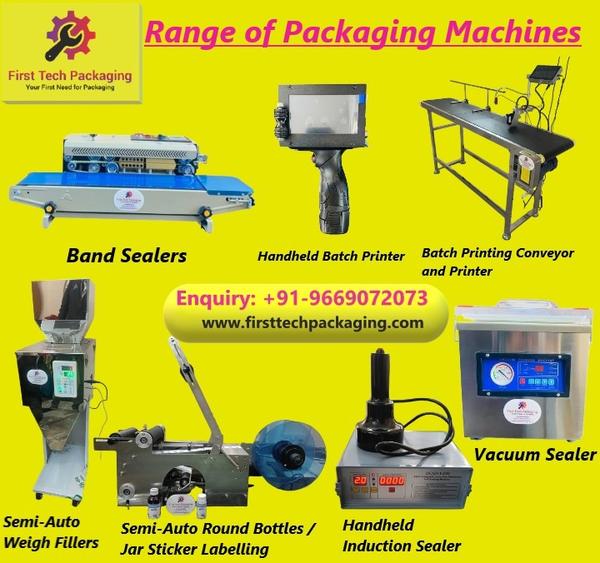 Range of Semi-Automatic Packaging Machines Availab