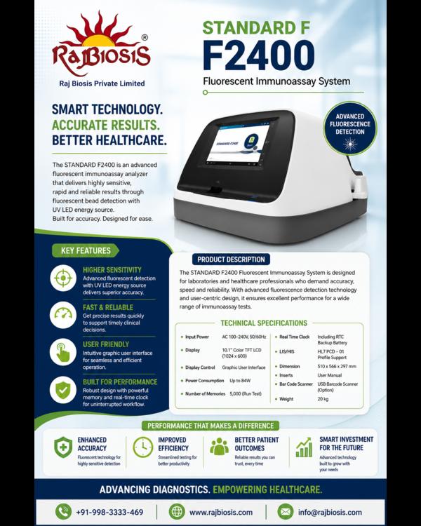  Advanced Fluorescent Immunoassay System