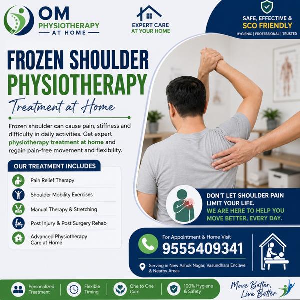 Suffering from shoulder pain, 
