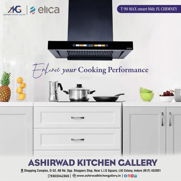 Elica Chimney Shop in Indore Ashirwad Kitchen Ga