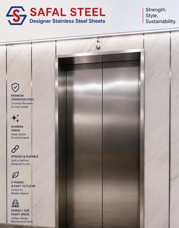 At Safal Steel, we bring you designer stainless st