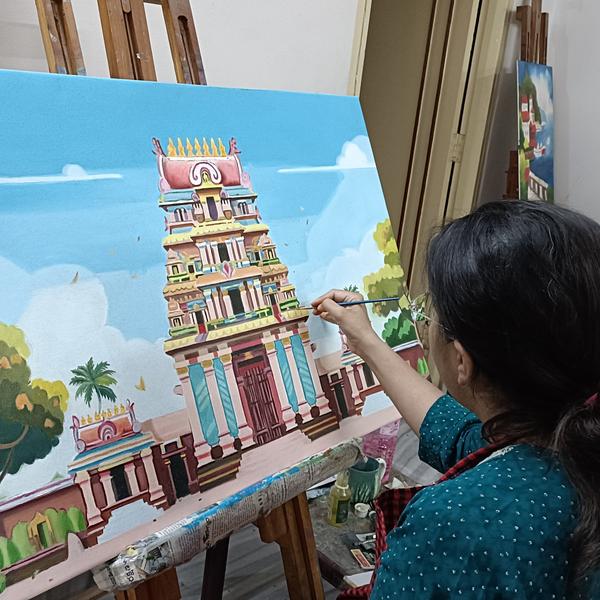 Oil painting classes in H