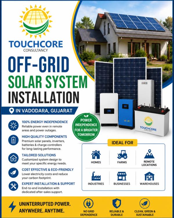 Off-Grid Solar System Installa