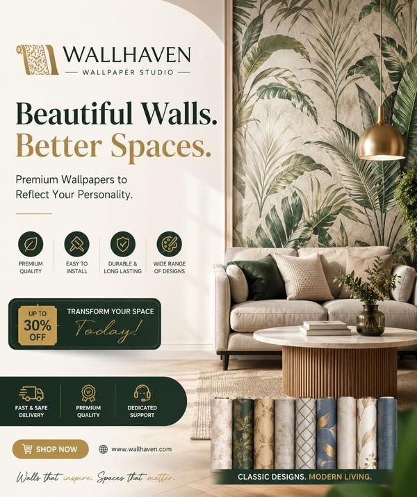 Transform Your Walls with Premium Wallpapers! ✨Gi