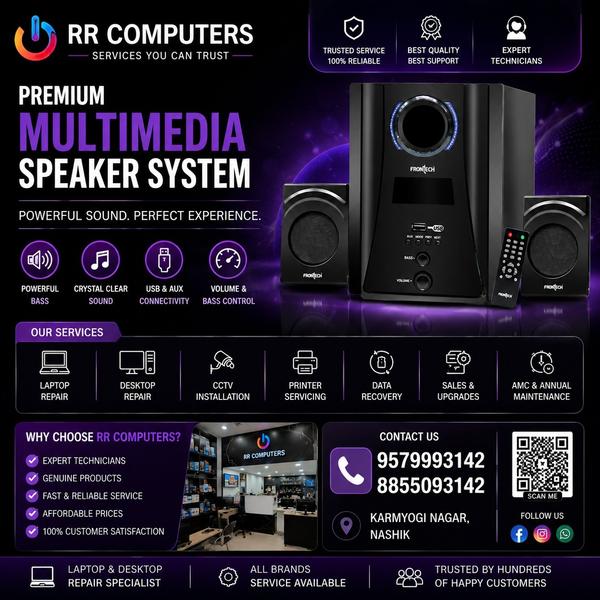 premium audio desktop setup