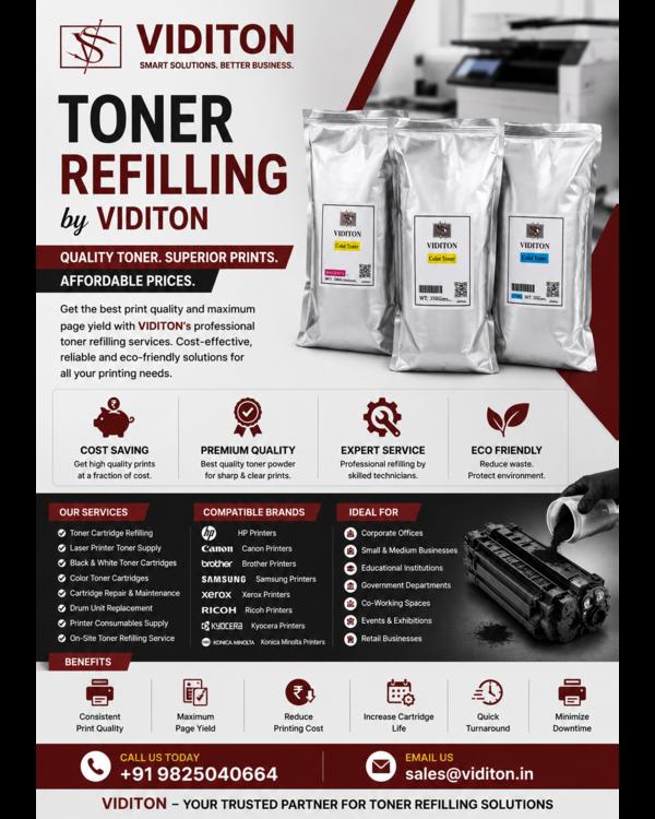 Toner Cartridge & Refilling Se