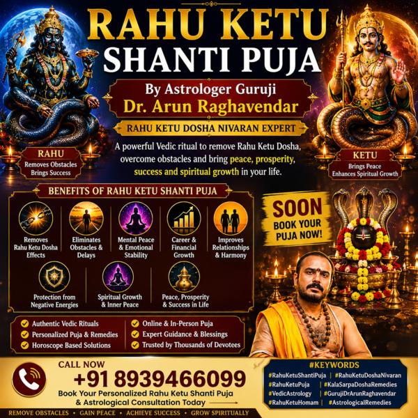 Rahu Ketu Shanti Puja by Astro